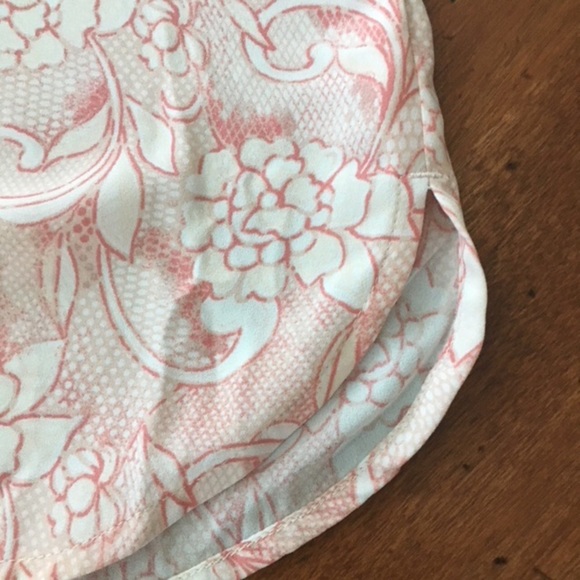 Halogen Pink & White Floral Blouse - Picture 5 of 6